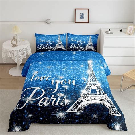 comforter eiffel tower|eiffel tower bedding king size.